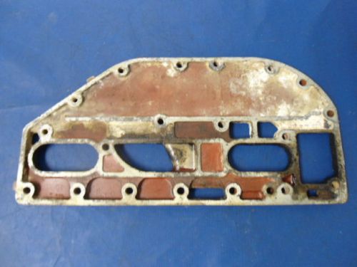 322083 exhaust manifold plate, 1978 evinrude 70hp model: 70873c