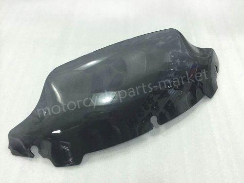 Smoke 7" wave windshield windscreen 4 harley electra flht flhx touring 2014-2016