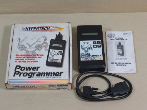 Hypertech 30029 power programmer iii performance tuner,2001-05 duramax 6.6l,chip