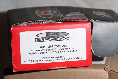 Honda k series blox valve-train set bxpt-10301 bxpt-20202/20203 bxpt-10402