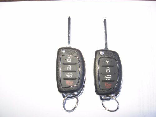 Hyundai sonata 2015 2 key fobs