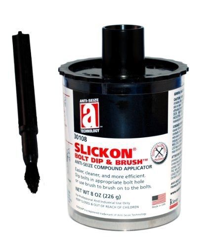 Anti-seize technology slickon 32338 bolt dip and brush anti-seize applicator,