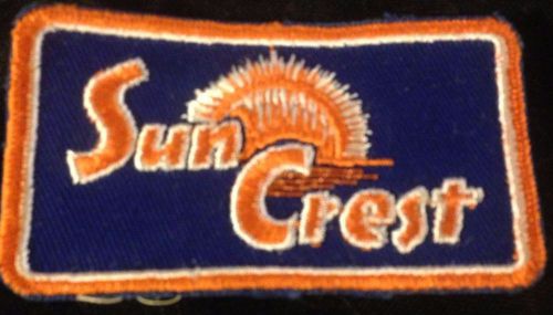 Vintage sun crest uniform patch