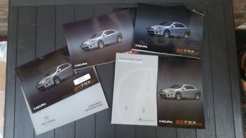 Acura tsx 2012 sedan owners manual reference guide