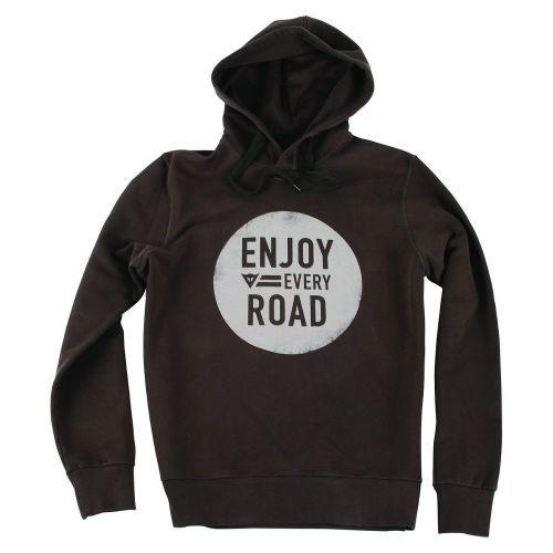 Dainese n&#039;joy (enjoy) every road mens pullover hoody sweatshirt  army green