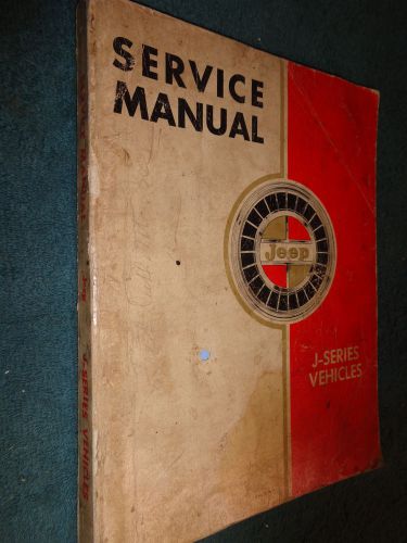 1964 / 1965 jeep  shop manual / original book / pickup wagon and delivery