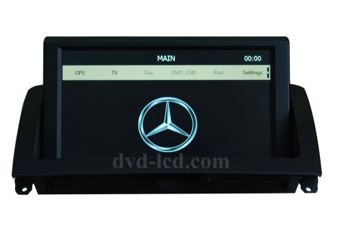 Mercedes benz c class w204 car gps stereo navigation headunits tv ipod iphone