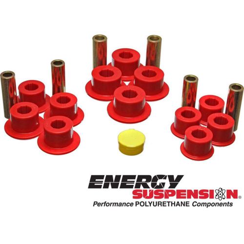 Energy susp new leaf spring bushings 2-spring-and-shackle set rear chevy gmc