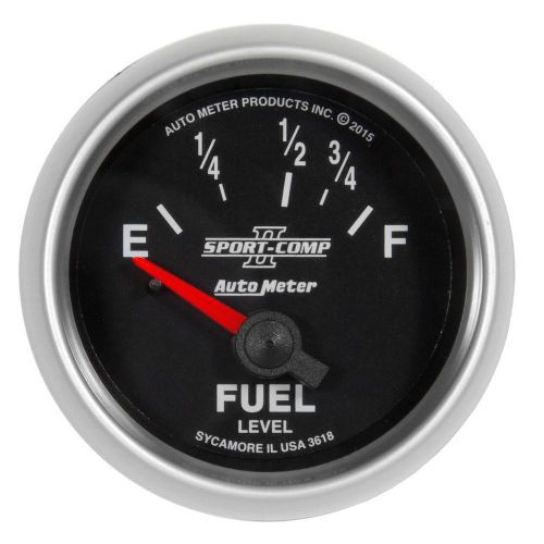 Autometer 3618 sport-comp ii electric fuel level gauge