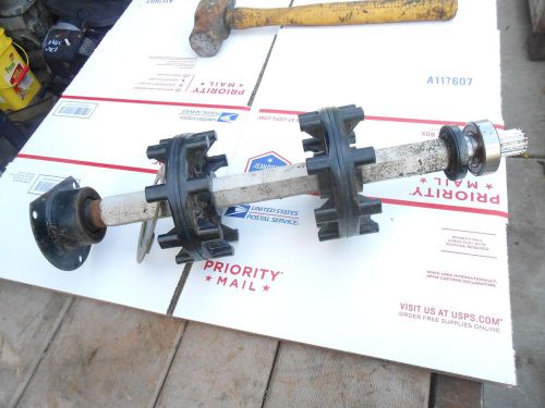 1985 skidoo citation 250 snowmobile:  track drive shaft assembly