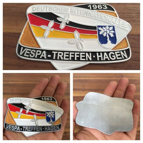 Badge vespa club deutsches internationales vespa treffen hagen 1963