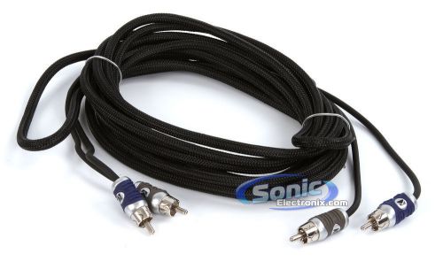 Kicker qi25 5 meters (16.5 ft) 2-channel q-series rca audio interconnect cable