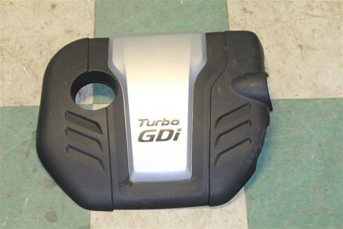 12-15 veloster 1.6l turbo gdi engine cover top hat motor shroud beauty cap oem