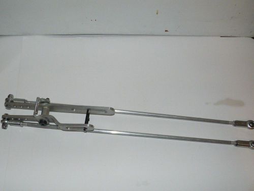 New 2 lever aluminum shifter with linkages dirt late model imca nascar race ump