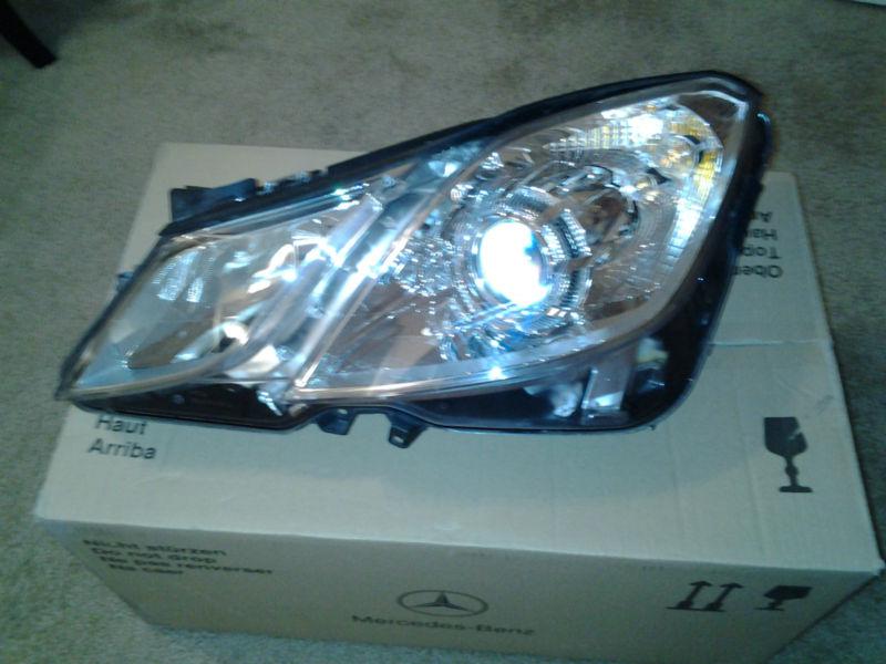 10-12 mercedes w207 e class coupe+convertable halogen headlight left side oem  