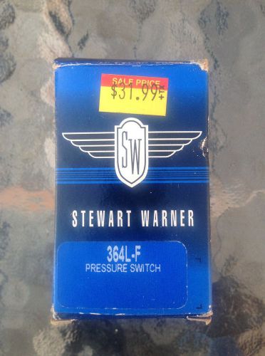 Stewart warner 364-lf oil pressure alarm switch brand new in box never used.