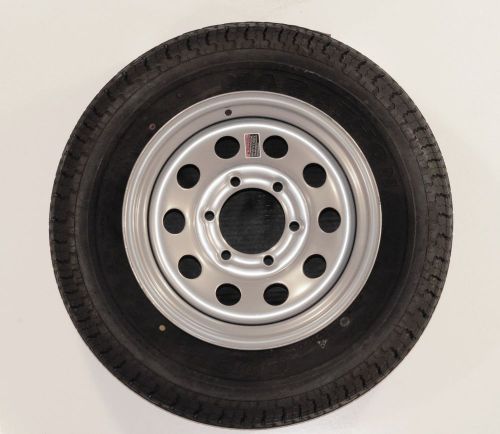 Goodyear marathon trailer tire st235/80r16 load e 6 lug silver grey modular rim