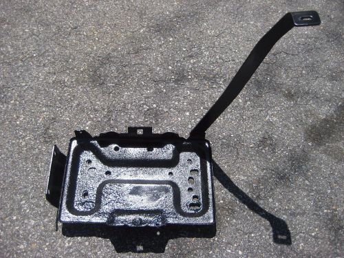1992-1997 ford f150 f250 f350 bronco battery tray, hold down clamp and hardware.