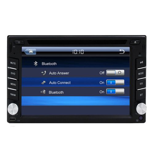 Car in-dash 2 din stereo 6.2&#034; hd wince dvd player tv mp3 bluetooth touch screen