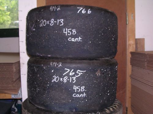 419-2 usdrrt hoosier used dot road race tires 20x8-13 r45b
