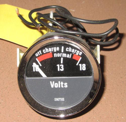 Nos smiths voltmeter voltage gauge -fits many british cars - smiths 99-smith-vm