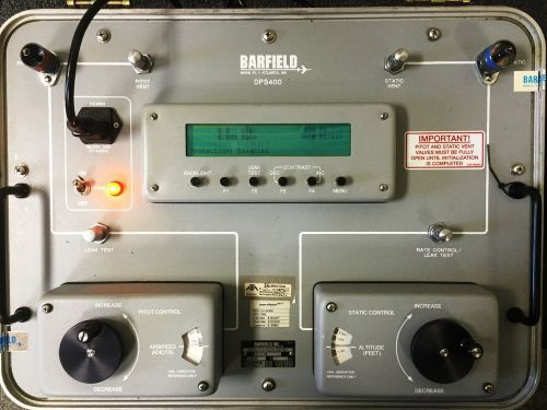 Barfield dps400 digital pitot static test set