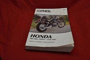 Clymer manual honda cb400-450 sohc fours 1978-1987 m334 owners repair book