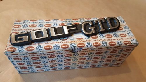 Vw golf gtd mk2 emblem rear, badge, emblem, schriftzug neu genuine volkswagen