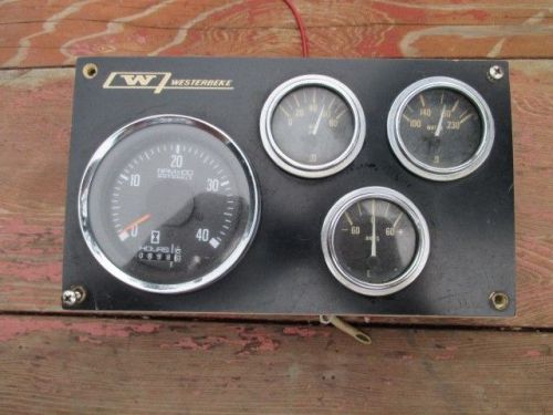 Westerbeke motorola boat vessel guage panel sea ray>