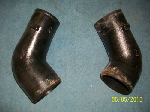 Mercruiser exhaust down pipe/elbow pair #14343-c &amp;11088-c short port/stbd.sbc