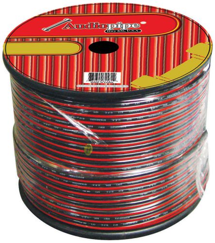 Speaker cable 16 ga. 1000&#039; ; red + black audiopipe cable16black wire