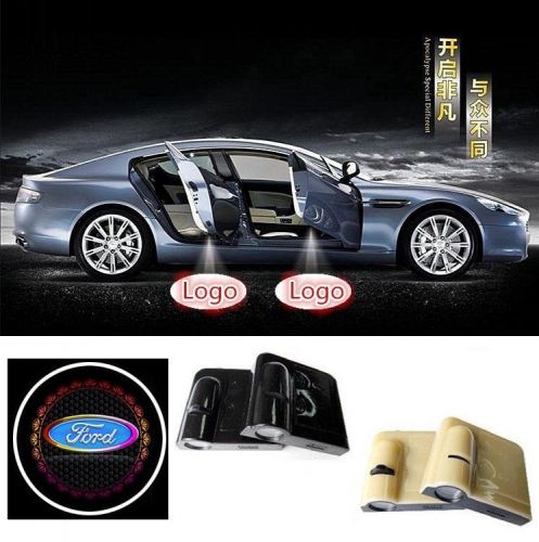Hd 3d wireless car door led welcome laser projector logo light lamp for ford