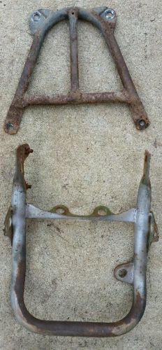 1986 87 yamaha yfm200 moto-4 200 rear grab bar and engine frame guard skid plate