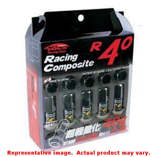 Project kics r40 lug nuts 31876 black 12x1.50 fits:universal 0 - 0 non applicat