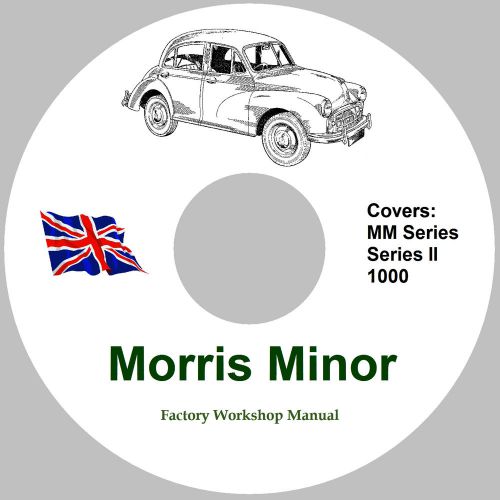 Morris minor factory workshop service repair manual - all models 1959 - 1967