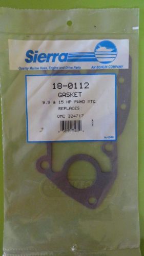 Sierra power head base gasket  9.9 15hp 18-0112 for omc 324717 **new**