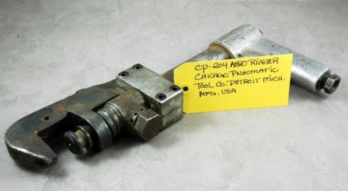 Aircraft aero riveter tool chicago pneumatic p-204 usa