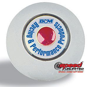 B&amp;m 46112 white shifter knob with button