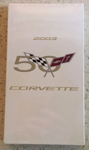 Corvette 50th anniversay 2003 on vhs