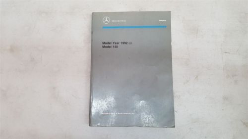 Mercedes benz service manual model year 1992 140 chassis 300sel 500sel 600sel se