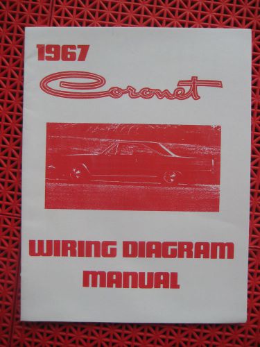 Find 1967 Dodge Coronet Wiring Diagram Manual in Venice, Florida