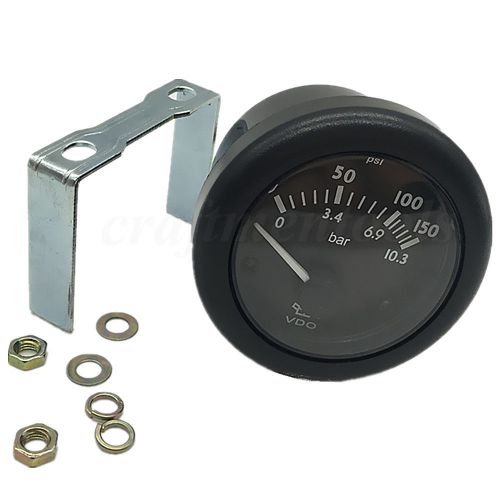 24v oil pressure gauge 2&#034;/52mm car boat oil press pressure gauge meter 0-150psi