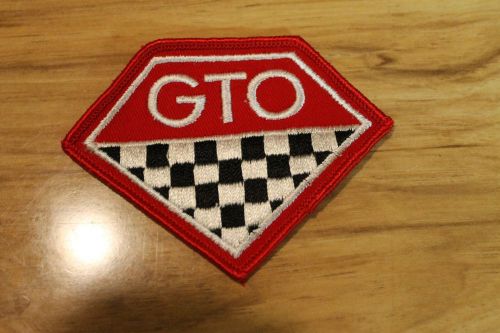 Vintage nos pontiac gto hat jacket vest sew on patch -new-