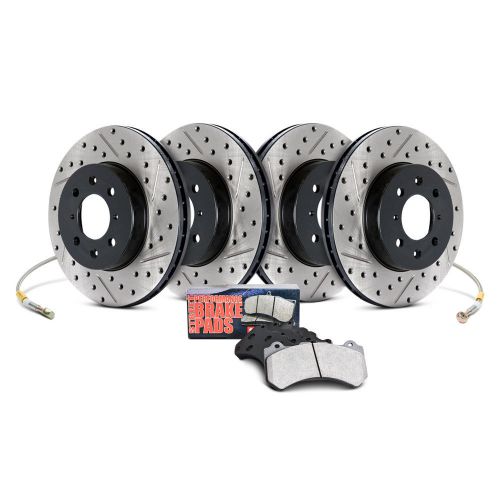 978.42012 stoptech - drilled and slotted sport brake kit