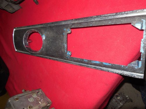 1966-1967 chevrolet chevelle center console a/t shifter trim plate nice gm ss