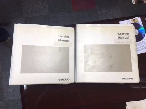 Volvo wx service manual-2 book set