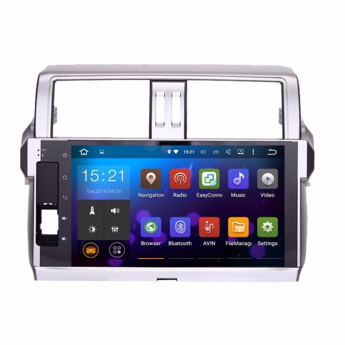 Quad core android 5.1 car dvd gps for toyota new prado 150 2014 2015 mirror link
