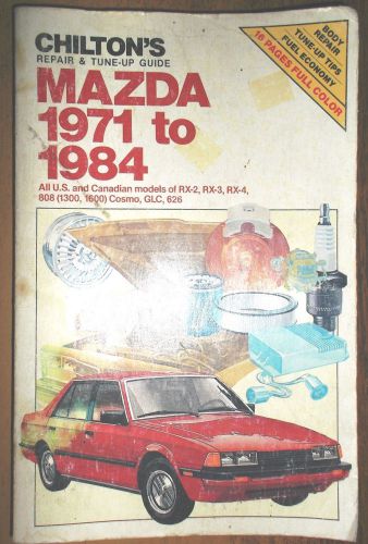 1971-1984 mazda rx-2 3 4 808 cosmo glc 626 chilton&#039;s repair tune up guide manual