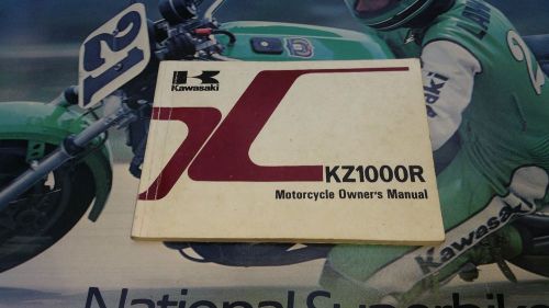 1983 kawasaki kz1000r eddie lawson elr superbike replica owners manual r2