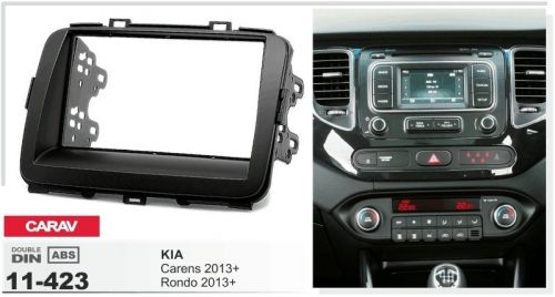 Carav 11-423 2-din car radio dash kit panel for kia carens 2013+; rondo 2013+